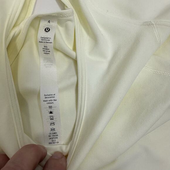 Lululemon V-Neck Long Sleeve Crop Top Size 4 NWT - Picture 7 of 10